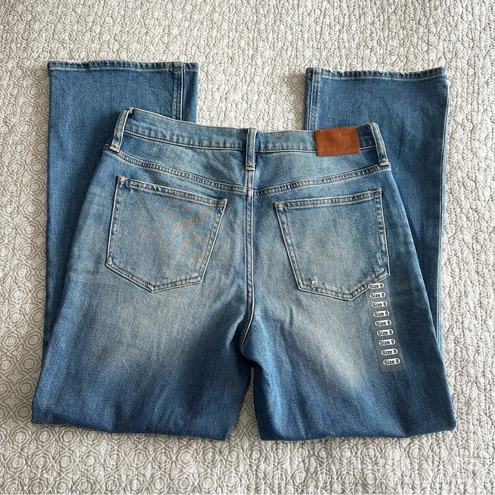 J. Crew Demi Boot Crop Jeans Size 29T Tall Denim Size 8 NWOT - Picture 8 of 12